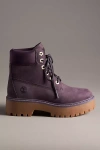 Timberland Stone Street Boots In Purple