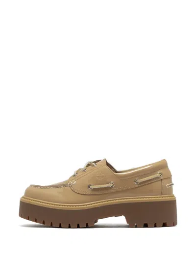 Timberland Stone Street Loafers In Nude