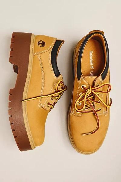 Timberland Stone Street Lug Soled Boat Shoes In Brown