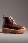 Timberland Stone Street Platform Hiking Boot In Red
