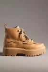 Timberland Stone Street Platform Boots In Yellow