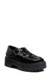 Timberland Stone Street Platform Buckle Loafer In Black