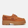 Timberland String Woman  Tb0a2gvfem7 Boat Shoe Rust In Brown