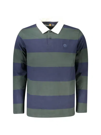 Timberland Striped Long-sleeve Polo Shirt In Multi