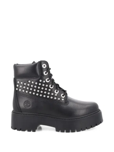 Timberland Stud-embellished Platform Ankle Boots In Multi