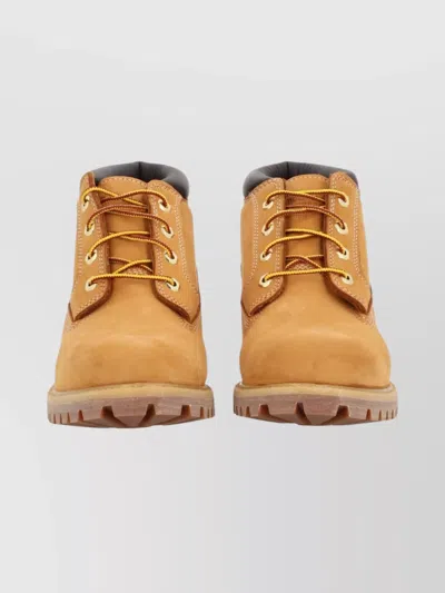 Timberland Stylish Ankle Boots Rubber Sole In Brown