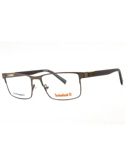 Timberland Stylish Rectangular Eyeglasses For Men In Brown