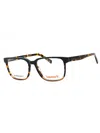 Timberland Stylish Rectangular Eyeglasses For Men In Black