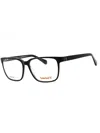 Timberland Stylish Rectangular Eyeglasses For Men In Black