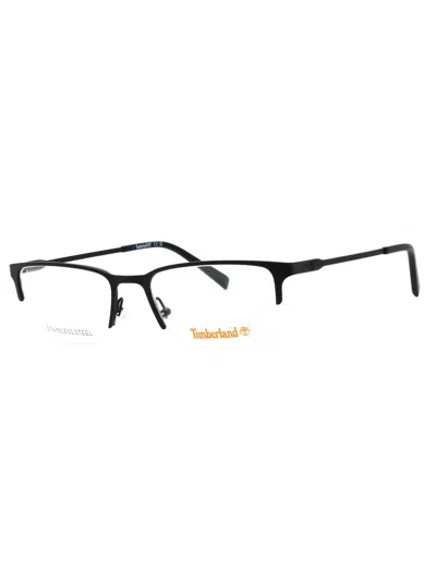 Timberland Stylish Rectangular Eyeglasses For Men - Tb1799 In Black