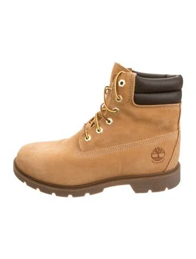 Pre-owned Timberland Suede Boots In Neutrals