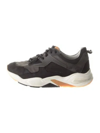 Pre-owned Timberland Suede Colorblock Pattern Chunky Sneakers In Multi
