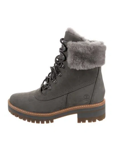 Pre-owned Timberland Suede Combat Boots In Multi