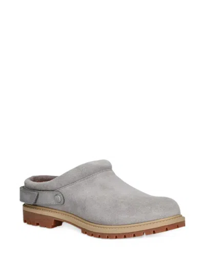 Timberland Suede Slip-on Clog Shoes In Gray