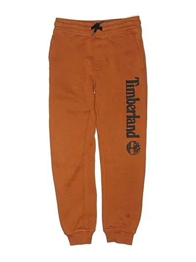Pre-owned Timberland Kids' Sweatpants In Orange