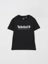 Timberland T-shirt  Kids Color Black In Burgundy