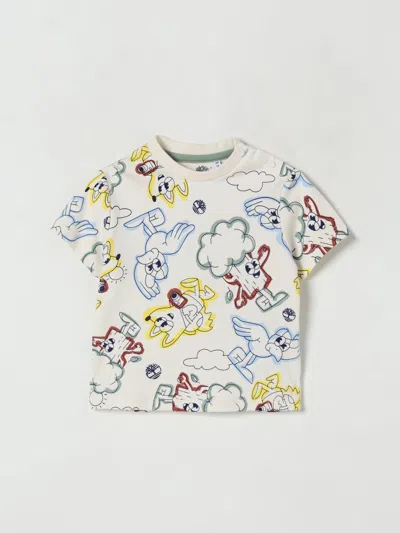 TIMBERLAND T-SHIRT TIMBERLAND KIDS COLOR CREAM,G99078078
