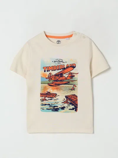 Timberland Kids' T-shirt In Cotone Con Grafica