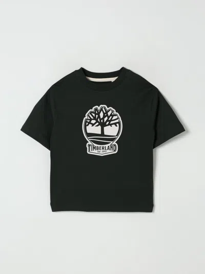 Timberland Kids' T-shirt In Cotone Con Logo