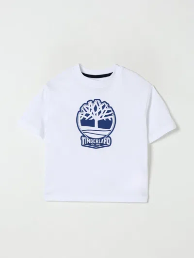 Timberland Kids' T-shirt In Cotone Con Logo