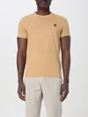 Timberland Oyster River Logo Short Sleeve T-shirt In Brown
