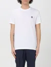 Timberland White Organic Cotton Men T-shirt In White