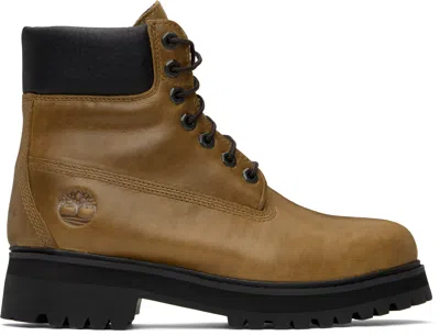 Timberland Tan 6-inch Lace Gtx Boots In Olive Nubuck