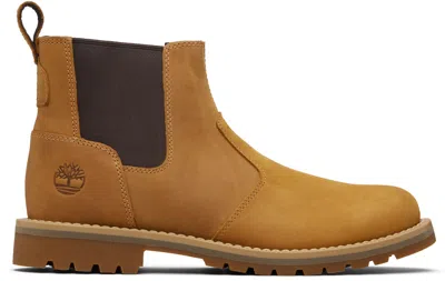 Timberland Tan Redwood Falls Chelsea Boots In Yellow