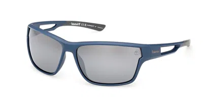 Timberland Tb00001 Polarized 91d Occhiali Da Sole Blu Per Uomo