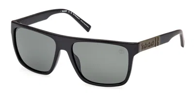 Timberland Tb00005 Polarized 01r Men's Sunglasses Black Size 59