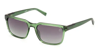 Timberland Tb00008 Polarized 95r Men's Sunglasses Green Size 56