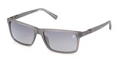 Timberland Tb00019 Polarized 20d Men's Sunglasses Grey Size 58 In Gray