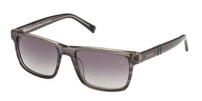 Timberland Tb00020 Polarized 20d Men's Sunglasses Grey Size 55 In Green