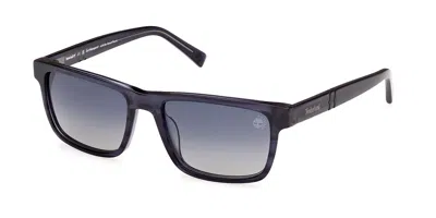 Timberland Tb00020 Polarized 90d Men's Sunglasses Blue Size 55