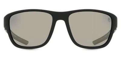 Timberland Tb00023 Polarized 02d Men's Sunglasses Black Size 60