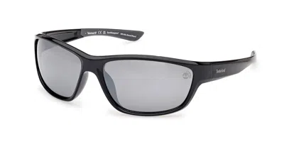 Timberland Tb00024 Polarized 01d Men's Sunglasses Black Size 64