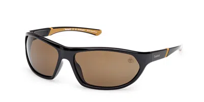 Timberland Tb00035 Polarized 01h Men's Sunglasses Black Size 67