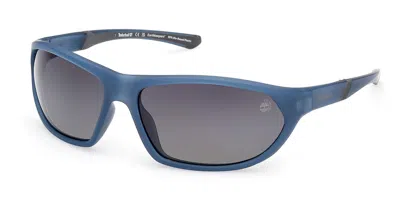 Timberland Tb00035 Polarized 91d Occhiali Da Sole Blu Per Uomo