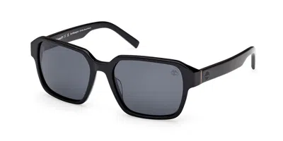 Timberland Tb00043 Polarized 01d Men's Sunglasses Black Size 56 In Brown