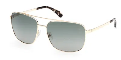 Timberland Tb00044 Polarized 32r Men's Sunglasses Gold Size 65 In Gray
