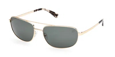 Timberland Tb00045 Polarized 32r Men's Sunglasses Gold Size 66