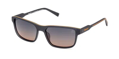 Timberland Tb00051 Polarized 20h Men's Sunglasses Grey Size 57