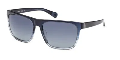 Timberland Tb00054-h Polarized 92d Men's Sunglasses Blue Size 65 In Multi