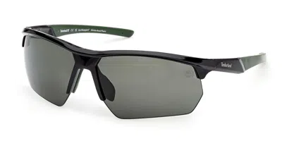 Timberland Tb00056 Polarized 01r Occhiali Da Sole Neri Per Uomo In Black