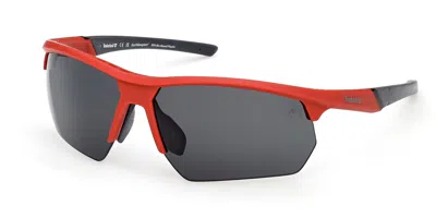 Timberland Tb00056 Polarized 67d Occhiali Da Sole Rossi Per Uomo