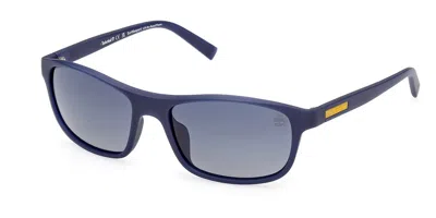 Timberland Tb00057-h Polarized 91d Occhiali Da Sole Blu Per Uomo