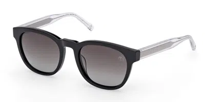 Timberland Tb00060 Polarized 01d Occhiali Da Sole Neri Per Uomo In Black