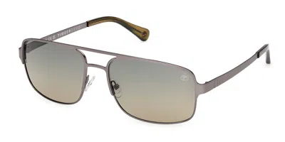 Timberland Tb00065 Polarized 09r Occhiali Da Sole Gunmetal Per Uomo In Gray