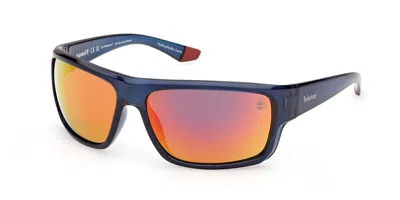 Timberland Tb00067 Polarized 90d Occhiali Da Sole Blu Per Uomo