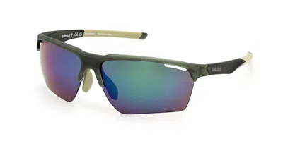 Timberland Tb00068 Polarized 97r Occhiali Da Sole Verdi Per Uomo